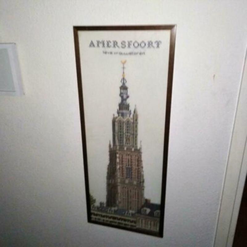 Geborduurde kerk Amersfoort lieve vrouwetoren