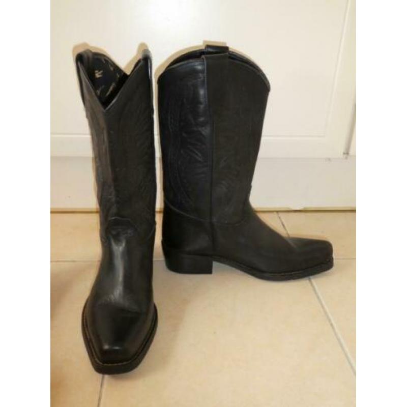 NIEUW Colorado Boots zwarte leren dames cowboy laarzen 40