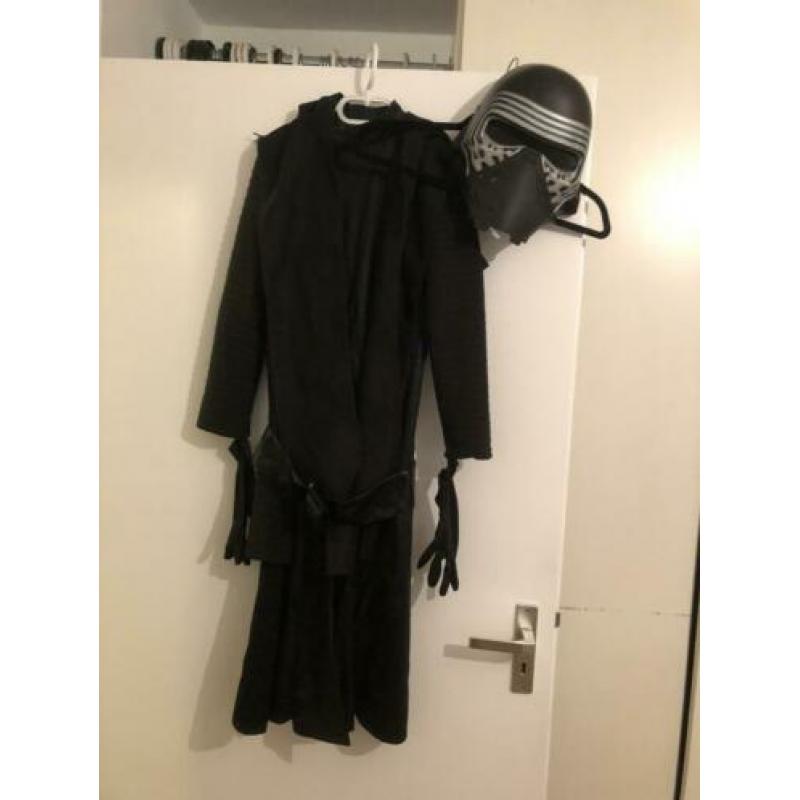Luxe Disney Star Wars Kylo Ren verkleedpak masker mt 122-128