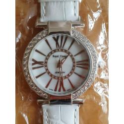 Royal Crown horloge - wit, maat 18