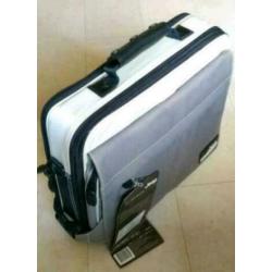 NIEUW Laptoptas JEEP grijs/beige. Tas met veel vakken CADEAU