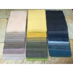 partij leren lappen 700/800 stuks