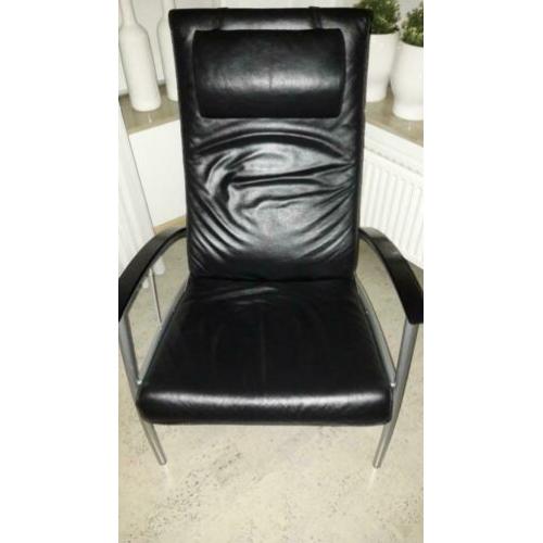 lederen fauteuil