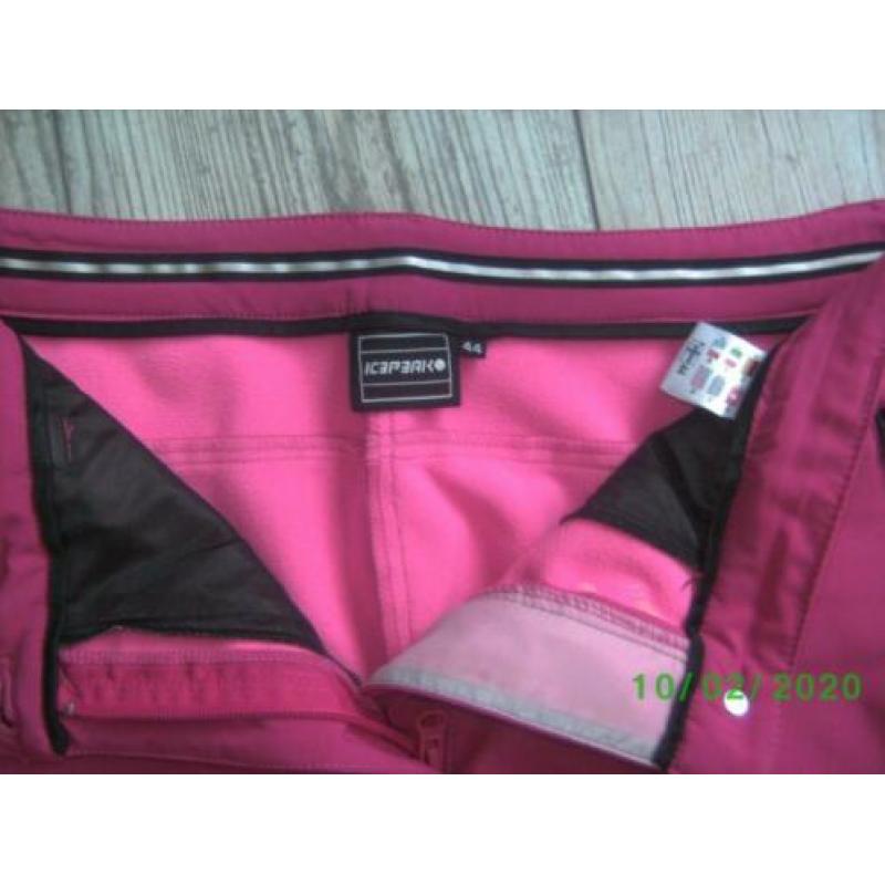 rose skibroek merk icepeak maat 44 doe een goed bod