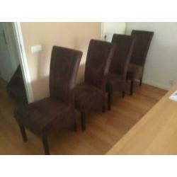 4 eetkamerstoelen