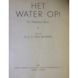 Van Kampen: Het Water op! Droste album 1938 met folder