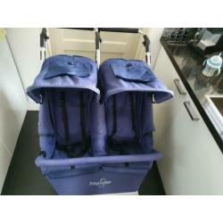 Easywalker duo tweeling kinderwagen wandelwagen