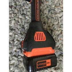 Black en Decker accu grastrimmer, 36V Brushless Lithiumion