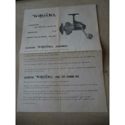 0106) originele reclame toledo zeewerpmolen hilversum