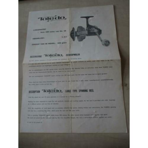 0106) originele reclame toledo zeewerpmolen hilversum