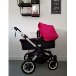 Bugaboo buffalo buggy roze?? + Reiswieg + maxi cosi pebble??