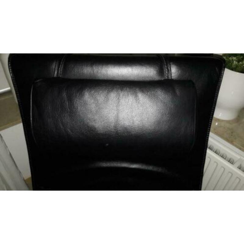 lederen fauteuil