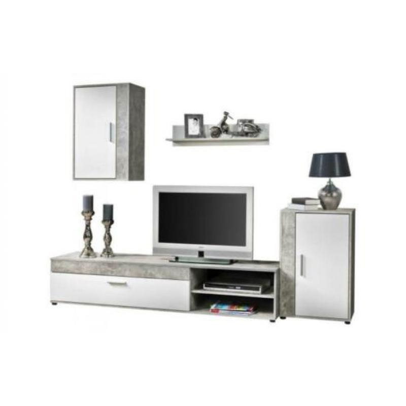 NIEUW!! 4-delige wandmeubel set 230x170x42cm COMPLEET SET
