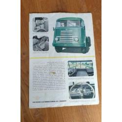 Originele DAF Truck folder (1949) eerste uitgave serie 50