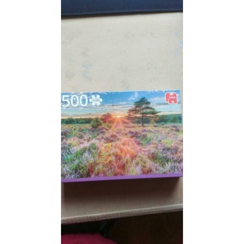 4 puzzels van 1000/500