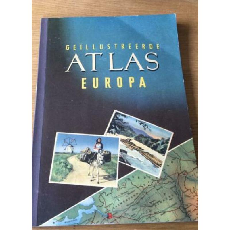 Planta Europese Atlas 1954 met Plaatjes.