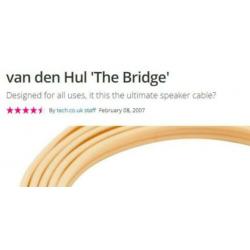Van den Hul luidspreker kabels 'The Bridge' (2x4m)