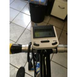 Alles in prima staat:tacxtrainer met stuurcomputer.