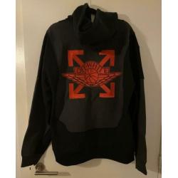 Jordan X OFF WHITE hoodie maat L