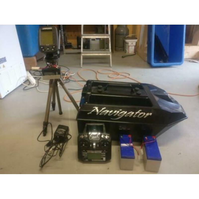 Navigator voerboot incl. Lowrance x4 dieptemeter