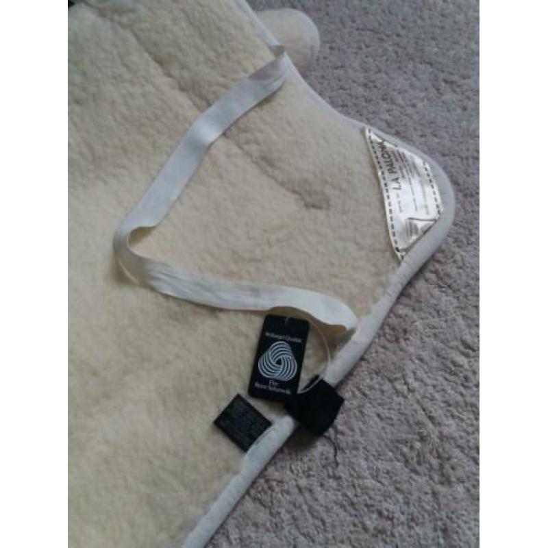 1 pers. Matras beschermer van wol
