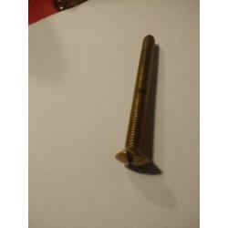 1-10-25 stuks, messing lenskop voldraad bouten in 6 mm