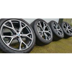21" originele BMW X5 X6 G05 G06 M741 zomer breedset velgen