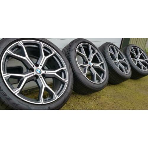 21" originele BMW X5 X6 G05 G06 M741 zomer breedset velgen