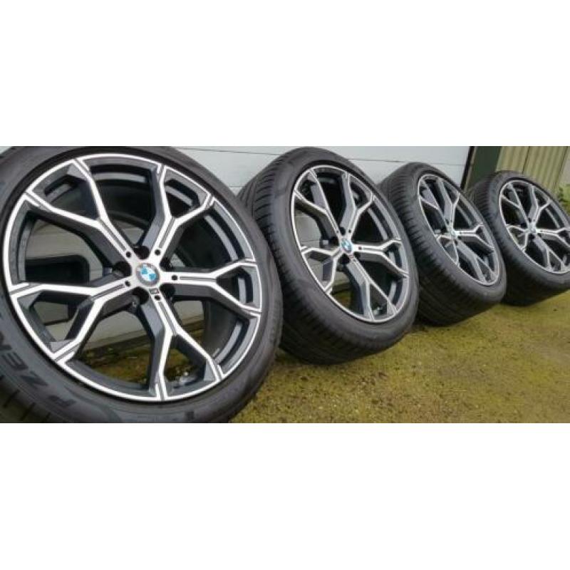 21" originele BMW X5 X6 G05 G06 M741 zomer breedset velgen