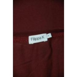 FILIPPA K. t-shirt, v-neck shirt, bordeaux, Mt. M