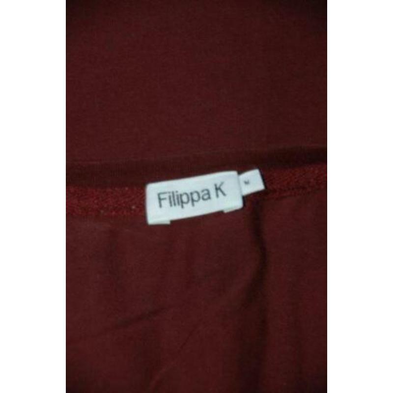 FILIPPA K. t-shirt, v-neck shirt, bordeaux, Mt. M