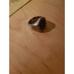 Vegvisir of Viking Compass ring maat 22