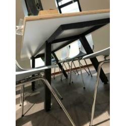 Eettafel 240x100 Industrial modern handmade tafel 10 pers.