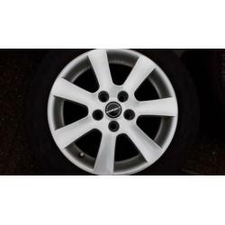 16inch borbet velgen winterbanden 5x112 vw set skoda audi