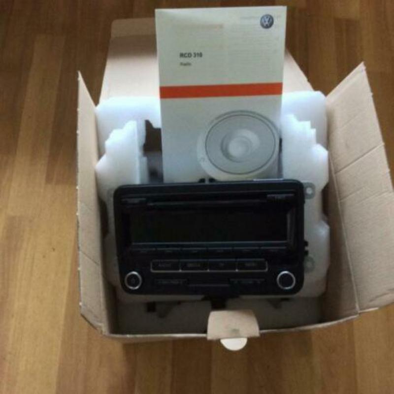 vw rcd 310 radio cd mp3 aux golf polo caddy passat tiguan