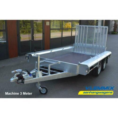 Nieuwe Vlemmix Machinetransporter Transporter VOORRAAD