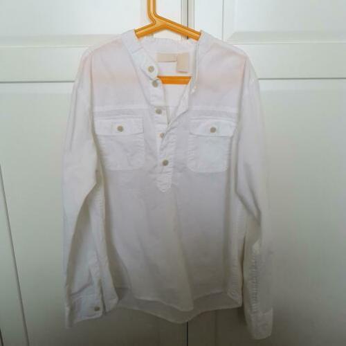 jongensblouse met ronde hals 158
