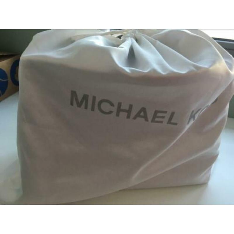 Bruine leren Originele Michael Kors tas