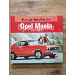 Opel Manta 1970-1988 / Schrader Typen Chronik