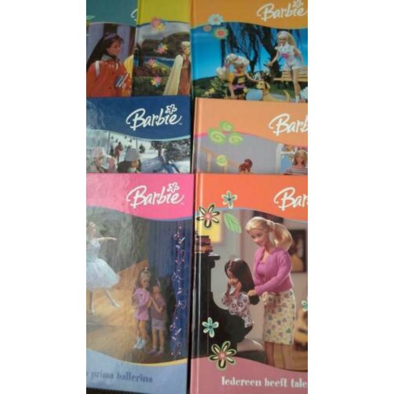 7 Barbie boeken Samen €2