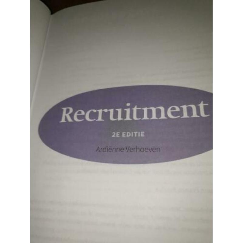 Recruitment - Ardienne Verhoeven 2e editie