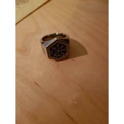 Vegvisir of Viking Compass ring maat 22