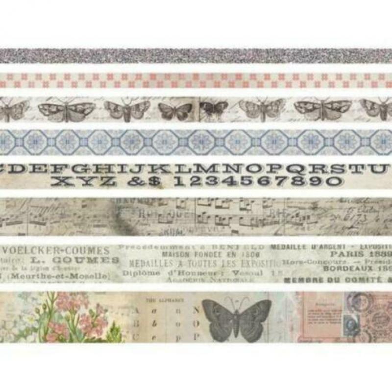 MASKING TAPE SET 10 rolletjes Nieuw