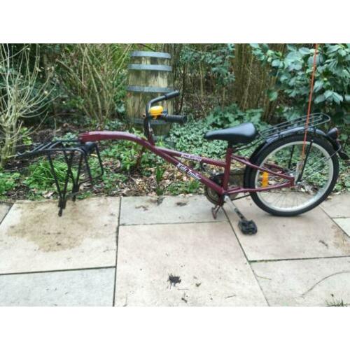 Aanhangfiets met bagagedrager