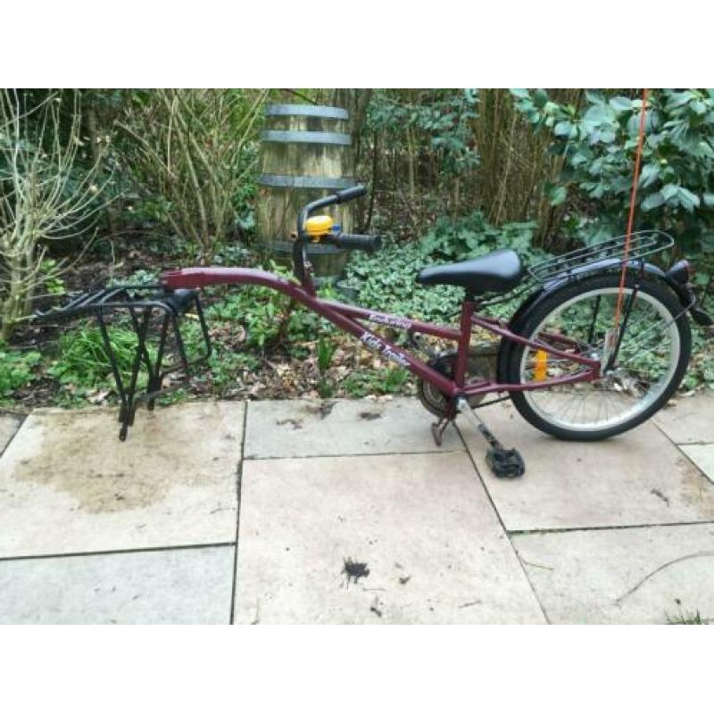 Aanhangfiets met bagagedrager