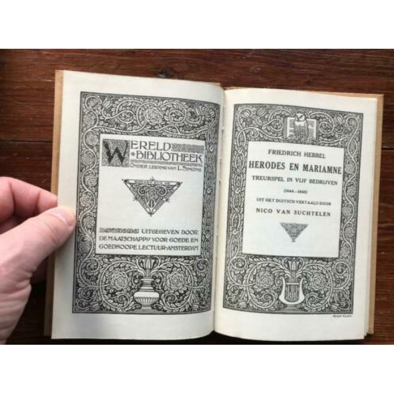 Friedrich Hebbel Herodes en Mariamne treurspel 1921