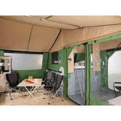 3dog trailer vouwwagen incl keuken voortent enz
