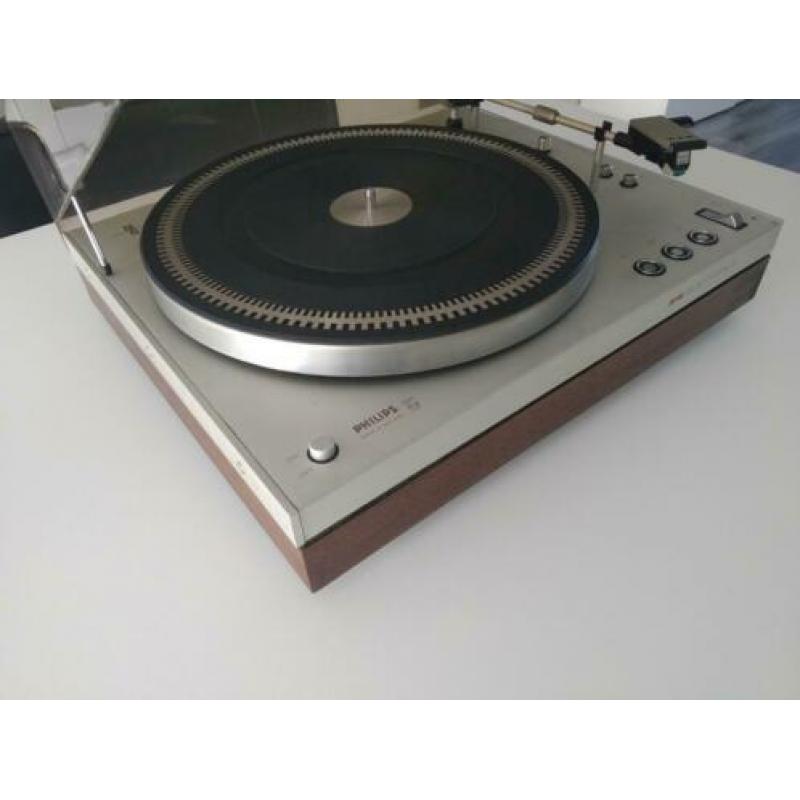 Vintage Philips 212 Elektronic Platenspeler - 1971/1976