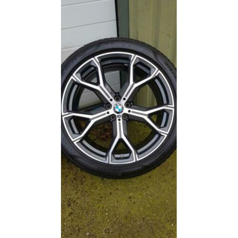 21" originele BMW X5 X6 G05 G06 M741 zomer breedset velgen
