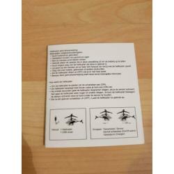 Bestuur de helikopter met je hand.
